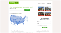 Desktop Screenshot of member.housinglist.com