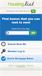 Mobile Screenshot of member.housinglist.com